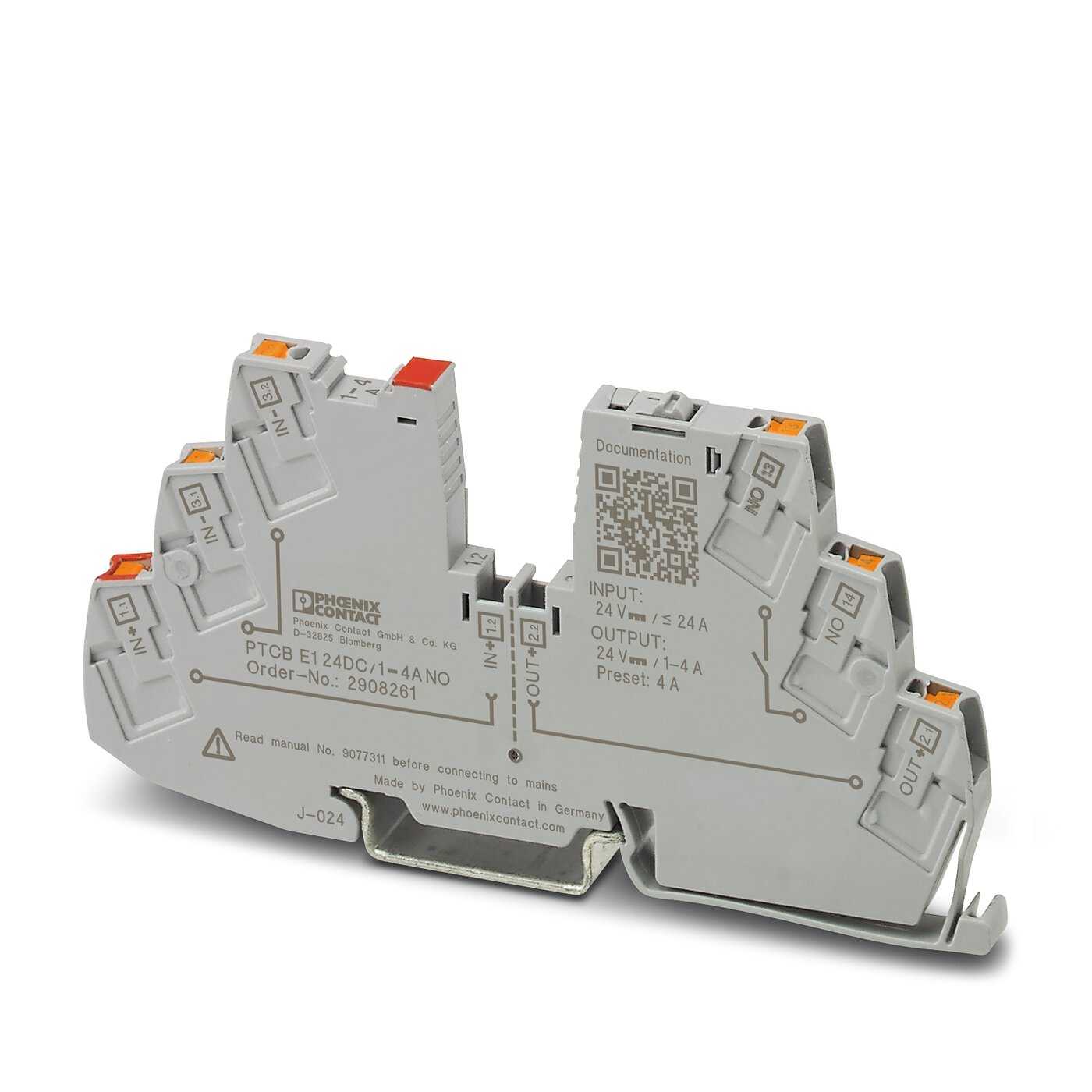 Phoenix Contact 2908261-PTCB E1 24DC/1-4A NO
