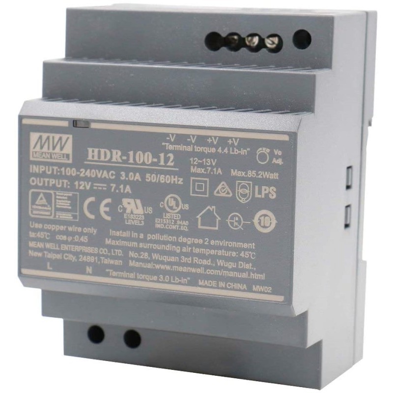 MeanWell HDR-100-12 Product Image