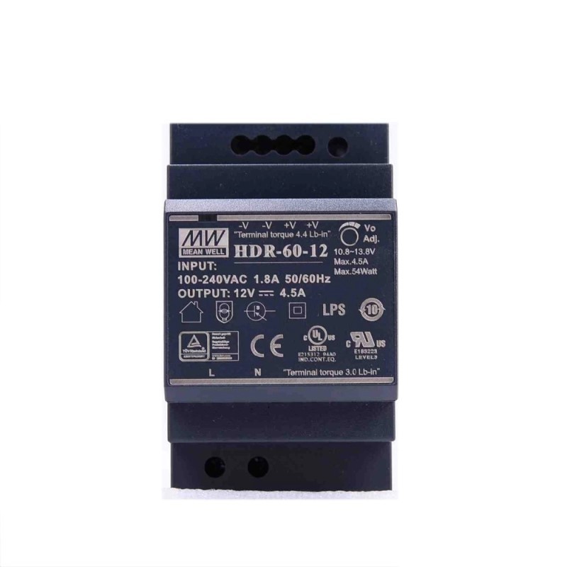 MeanWell HDR-60-12 Product Image