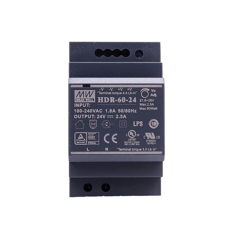 MeanWell HDR-60-24 Product Image