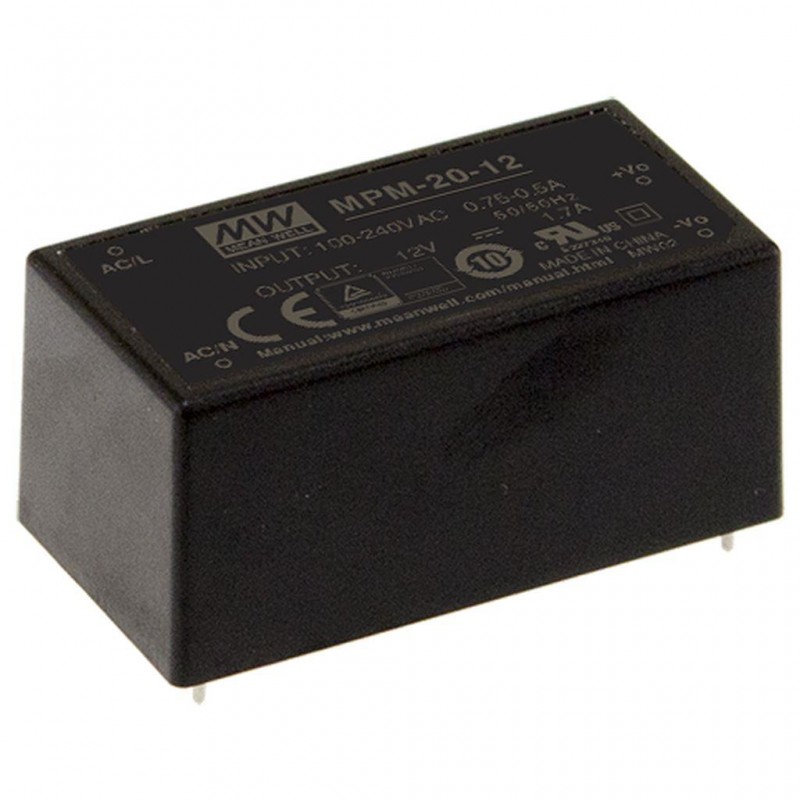 MeanWell MPM-20-3.3 Product Image