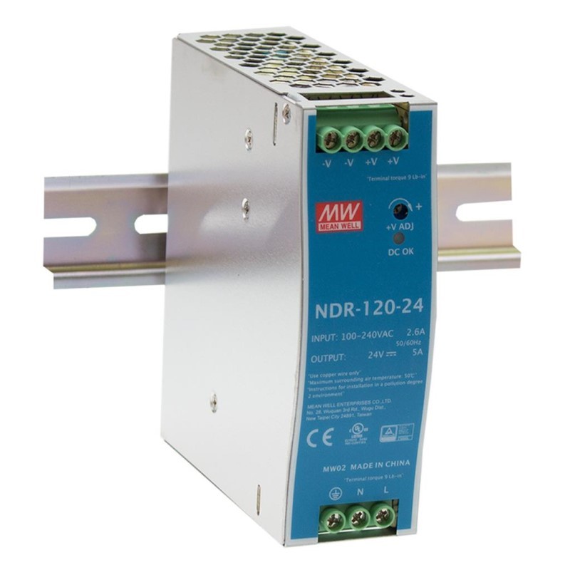 MeanWell NDR-120-24 Product Image