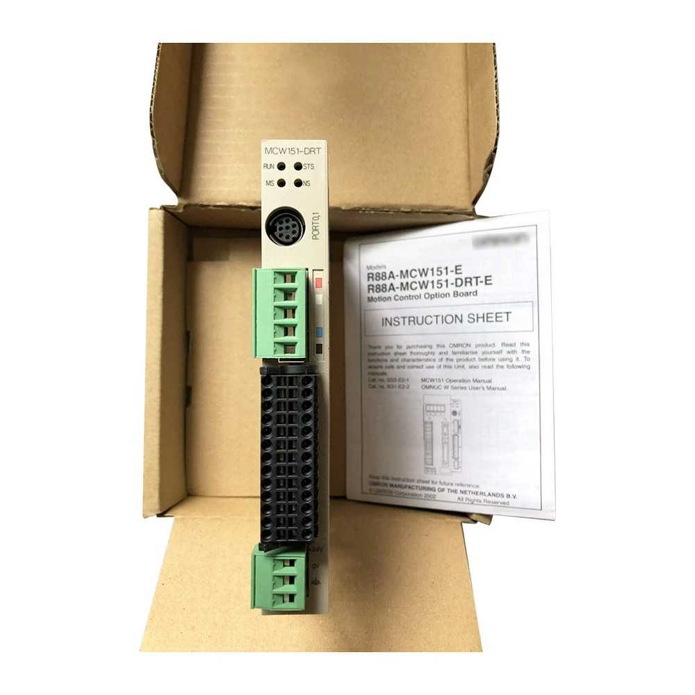 Omron R88A-MCW151-DRT-E Product Image