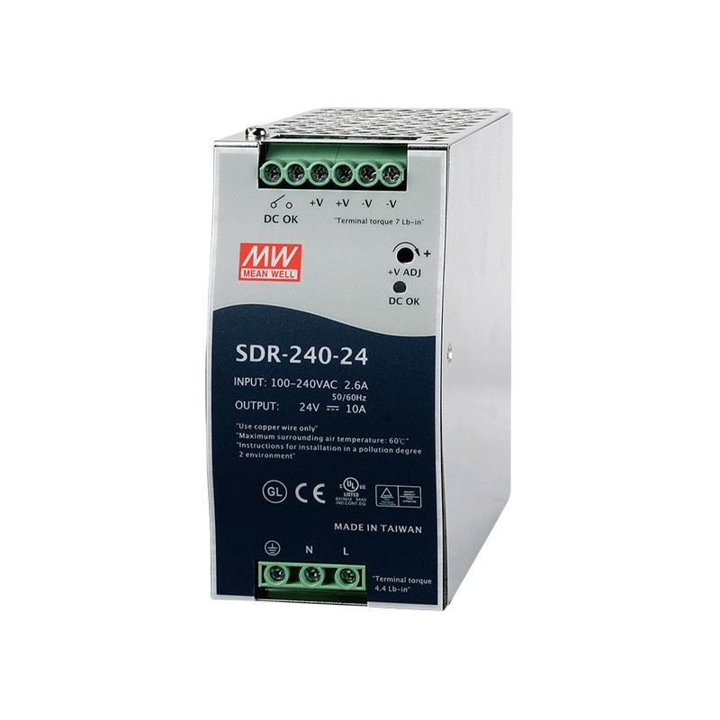 MeanWell SDR-240-24 Product Image