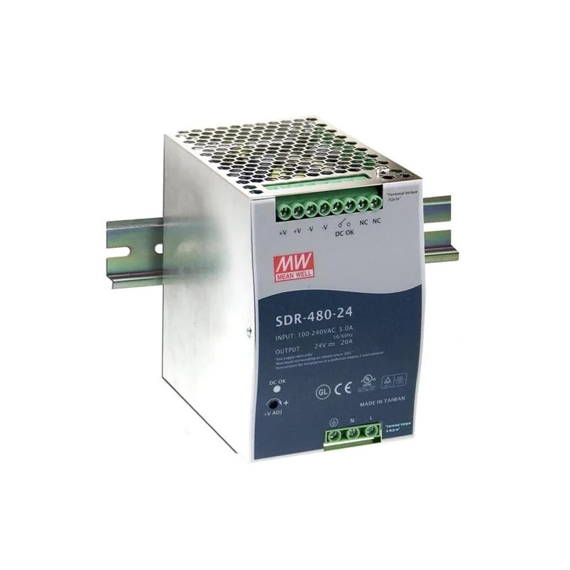 MeanWell SDR-480-24 Product Image